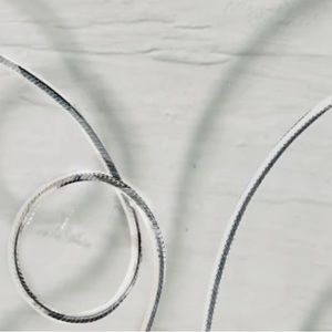 Sterling Silver Italian Square Snake Chain